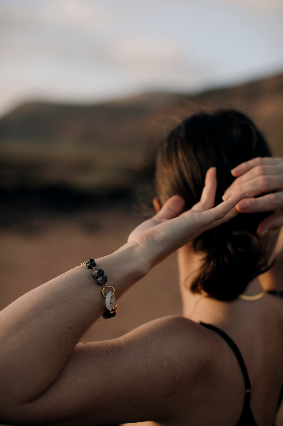 IN BALANCE NAVY Earrings & Bracelet