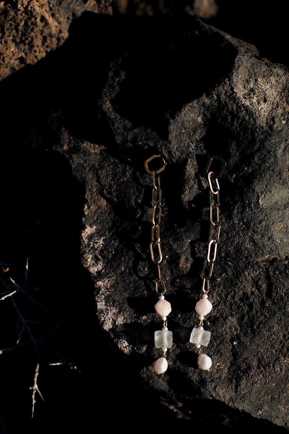 PASTEL PEARL Earrings & Bracelet