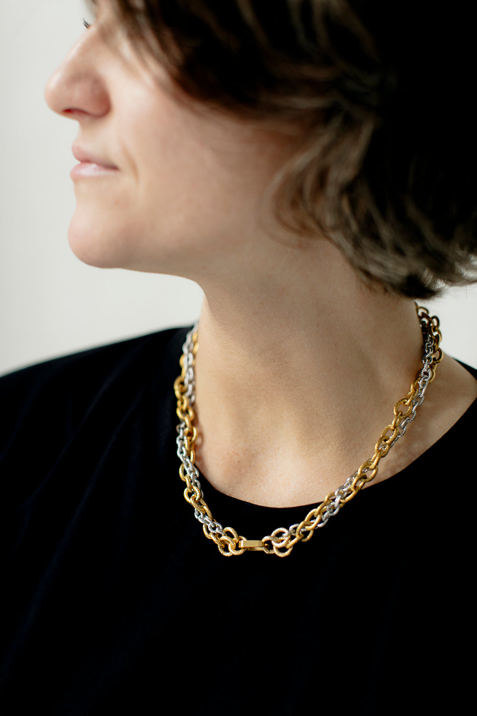 Double-Twist AIRAM Chain Necklace