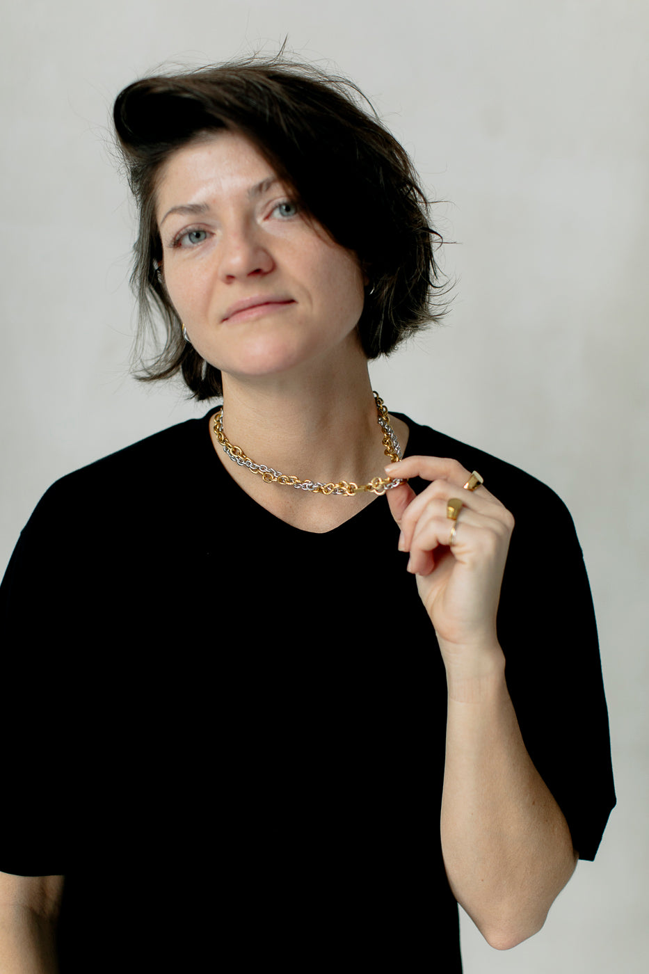 Double-Twist AIRAM Chain Necklace