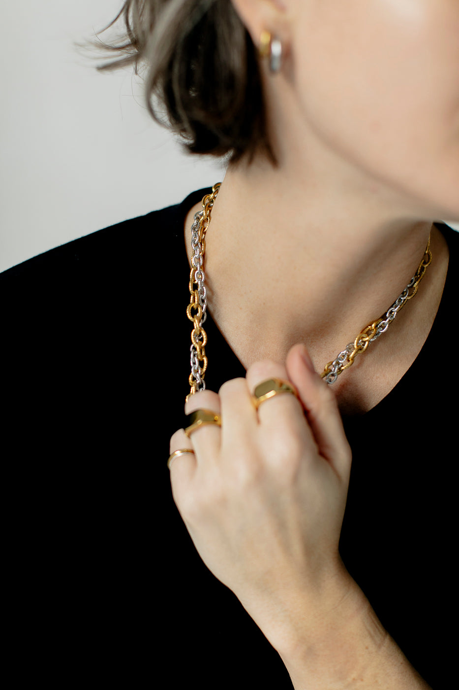 Double-Twist AIRAM Chain Necklace