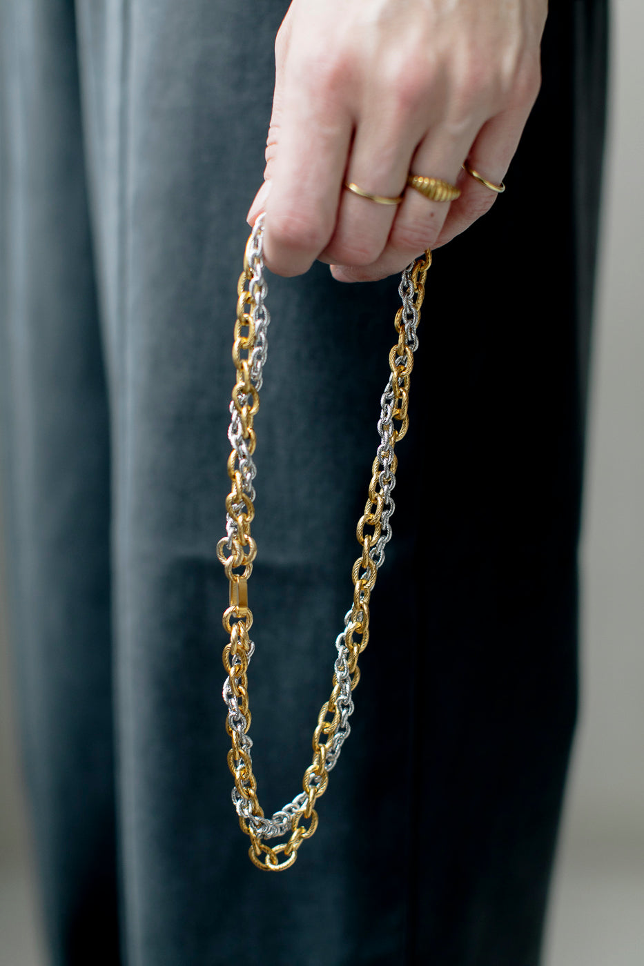 Double-Twist AIRAM Chain Necklace