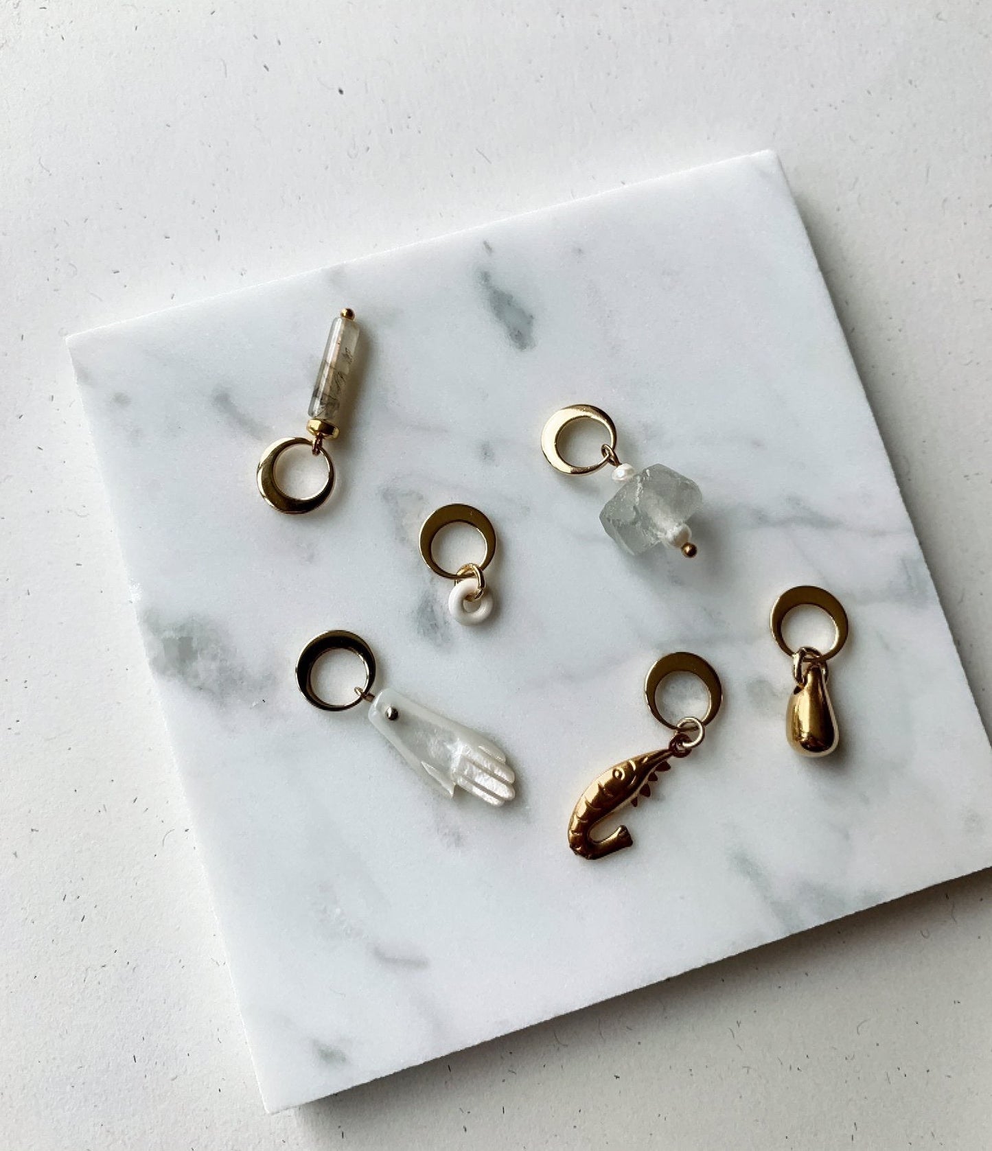 GLASS & PEARL Charm