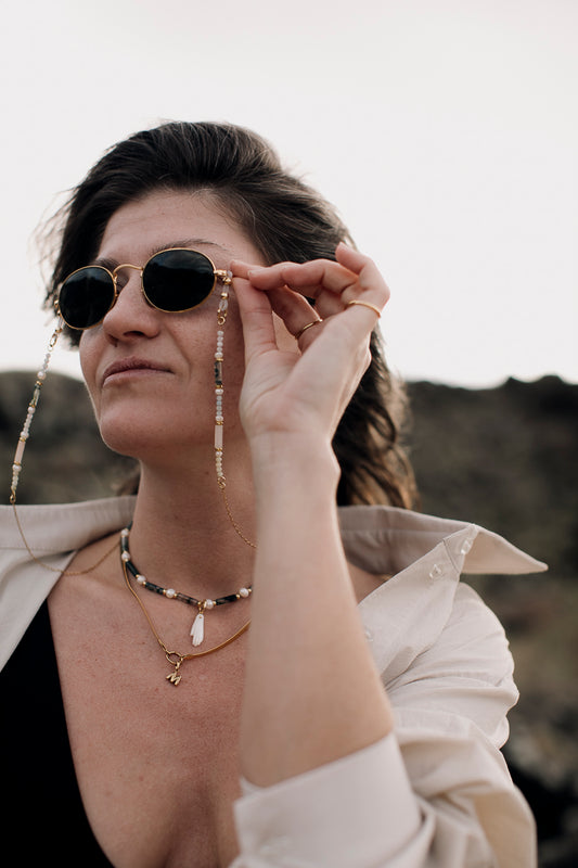 MOSS PEARL Glasses Chain